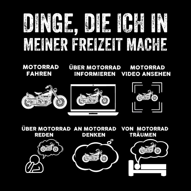 Dinge, die ich in meiner Freizeit mache Motorrad