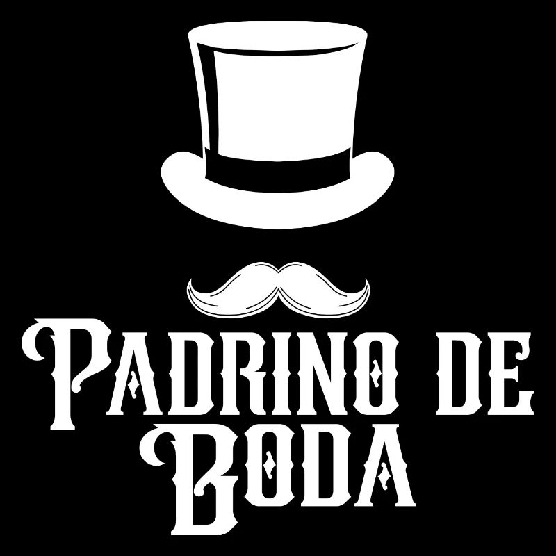 Padrino de Boda, Best Man Top Hat Mustache Wedding