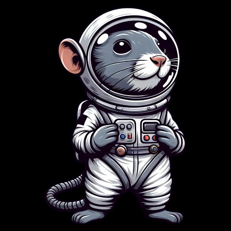 Souris et rat dans l’espace : aventure d’astronaute