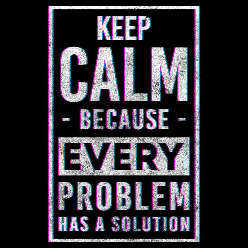 Problem? Nicht mein Problem Schwarzer Humor Egal