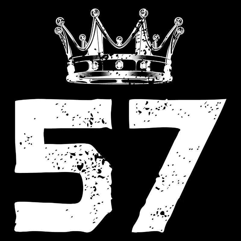 57 Couronne de numéro