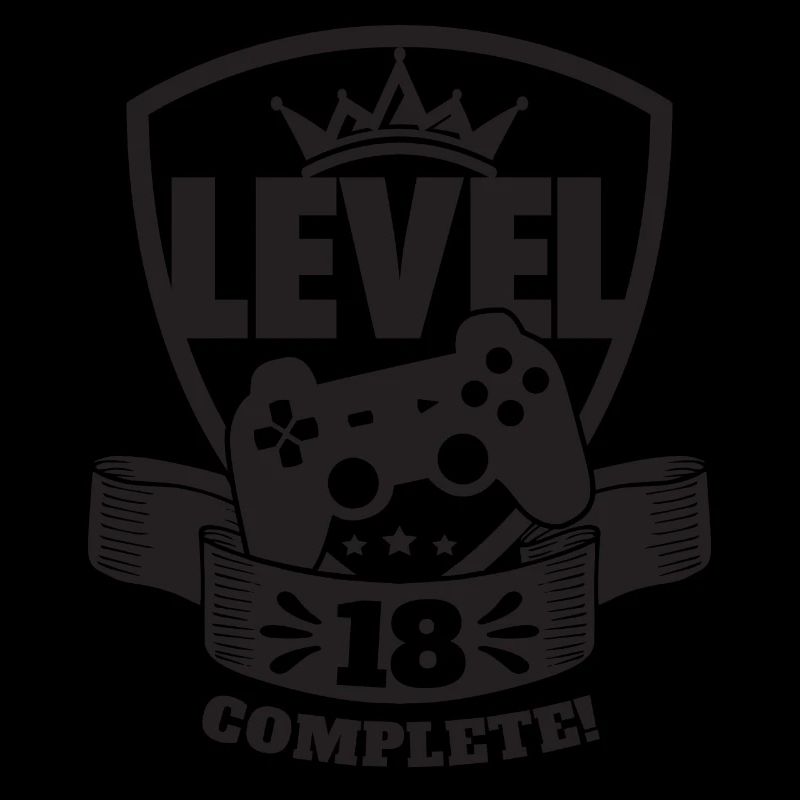 Level 18 Complete Geburtstagsgeschenk 18 Jahre