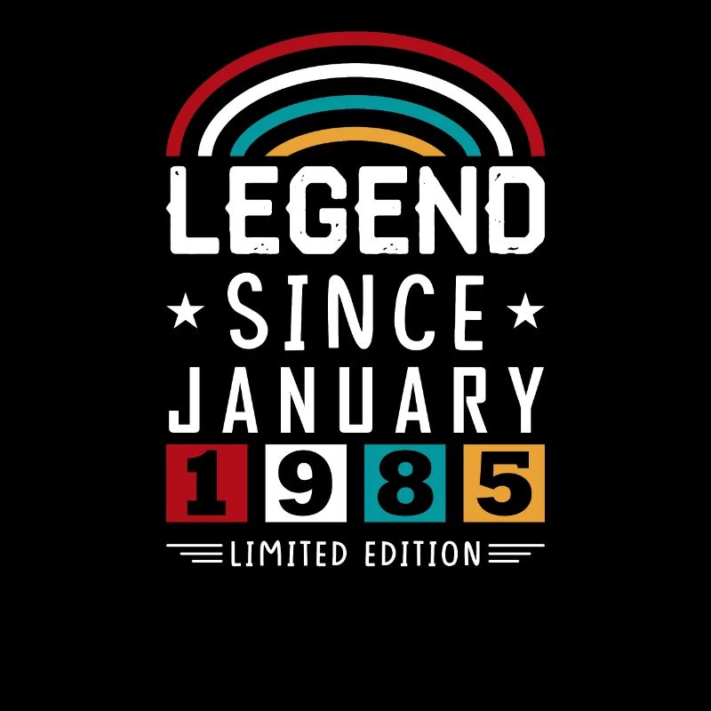 1985 Legend Since Geburtstag Geschenk Januar