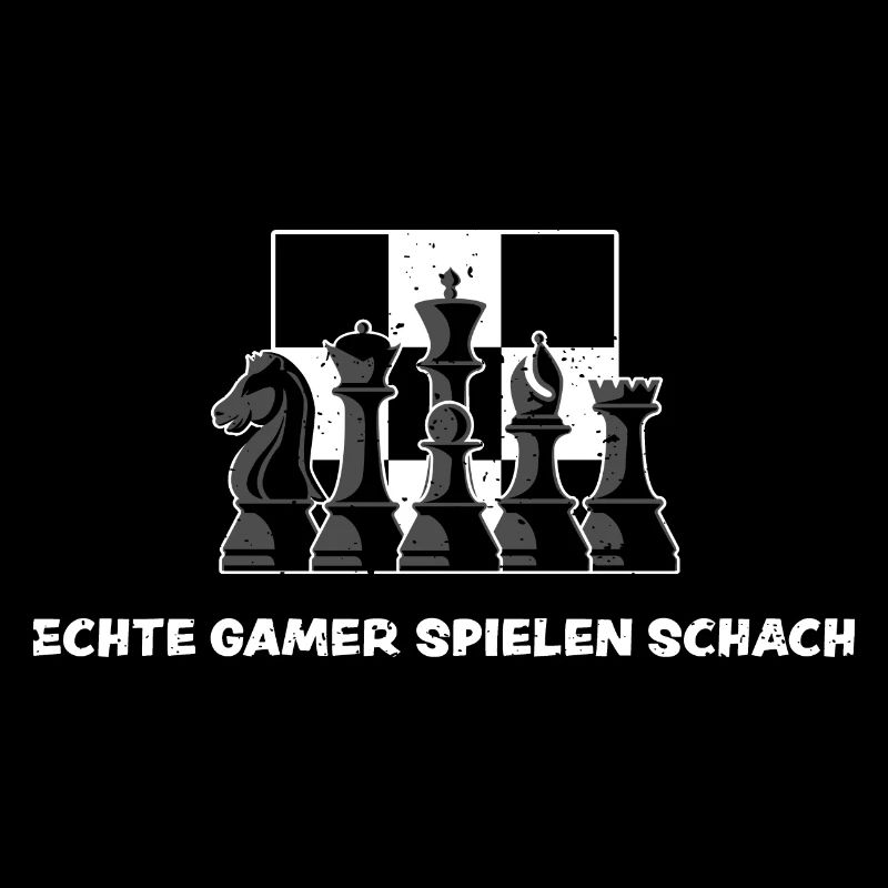 Echte Gamer Spielen Schach - Chess