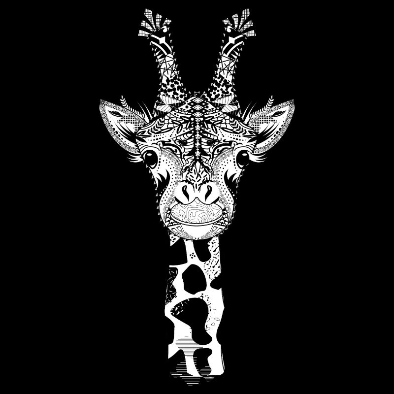 Ornament Giraffe – Detailed Boho Motif