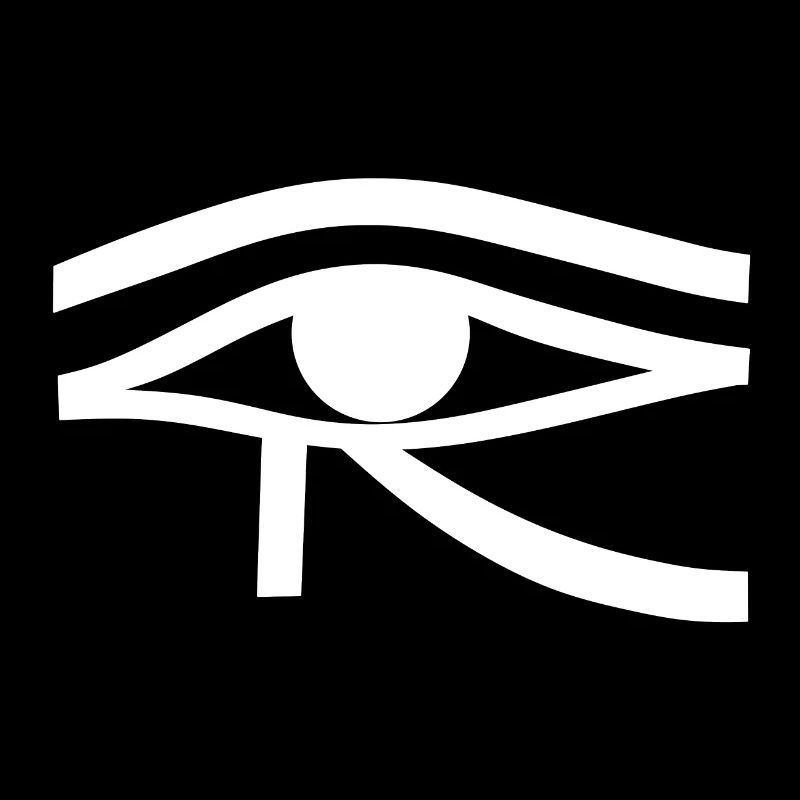 Oeil Egyptien Blanc