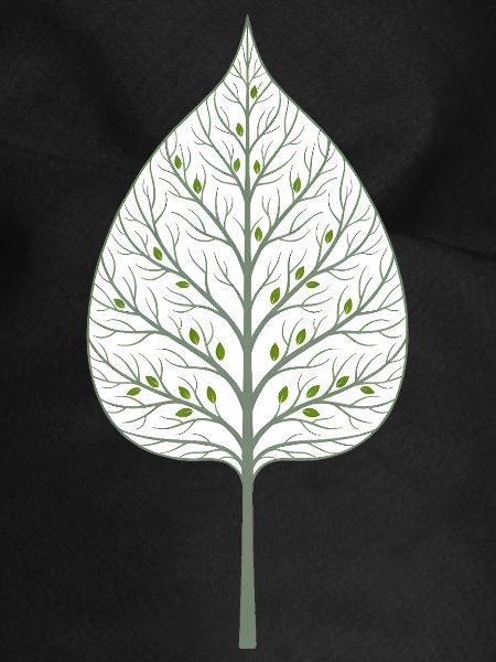 Hidden tree in the leaf