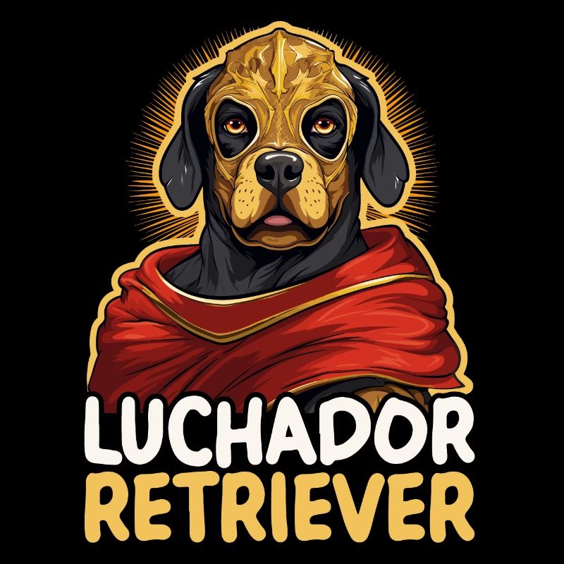 Lutteur Mexicain Lutte Labrador Chien