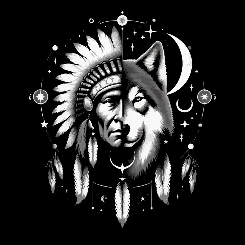 Native American Cherokee-Apache Indian