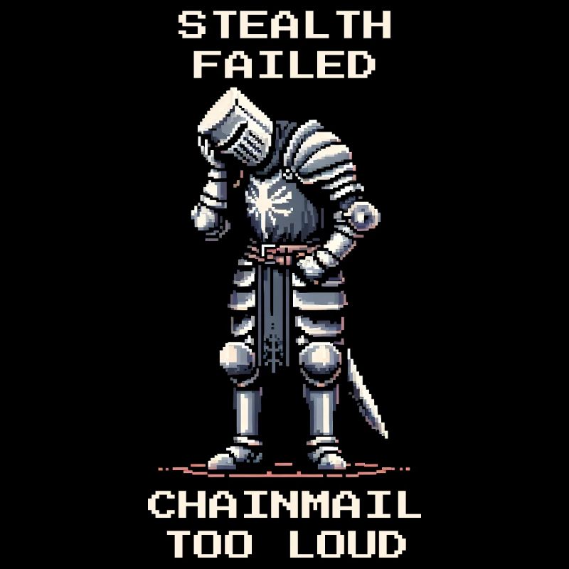 Stealth failed | Chainmail too loud - Knight