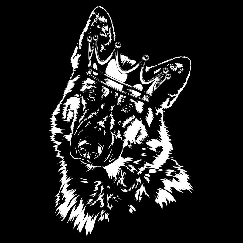 DEUTSCHER SCHÄFERHUND Krone Hunde Hund Wilsigns