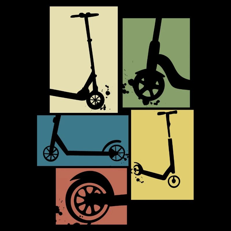 Roller vintage rollerfahrer geschenk