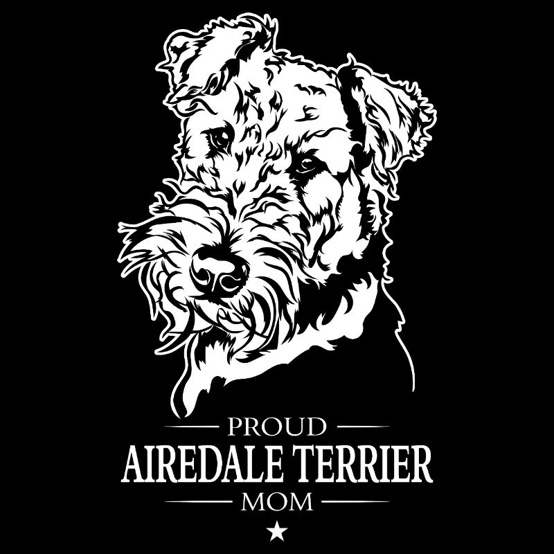 Airedale Terrier Maman Chien Chien Wilsigns