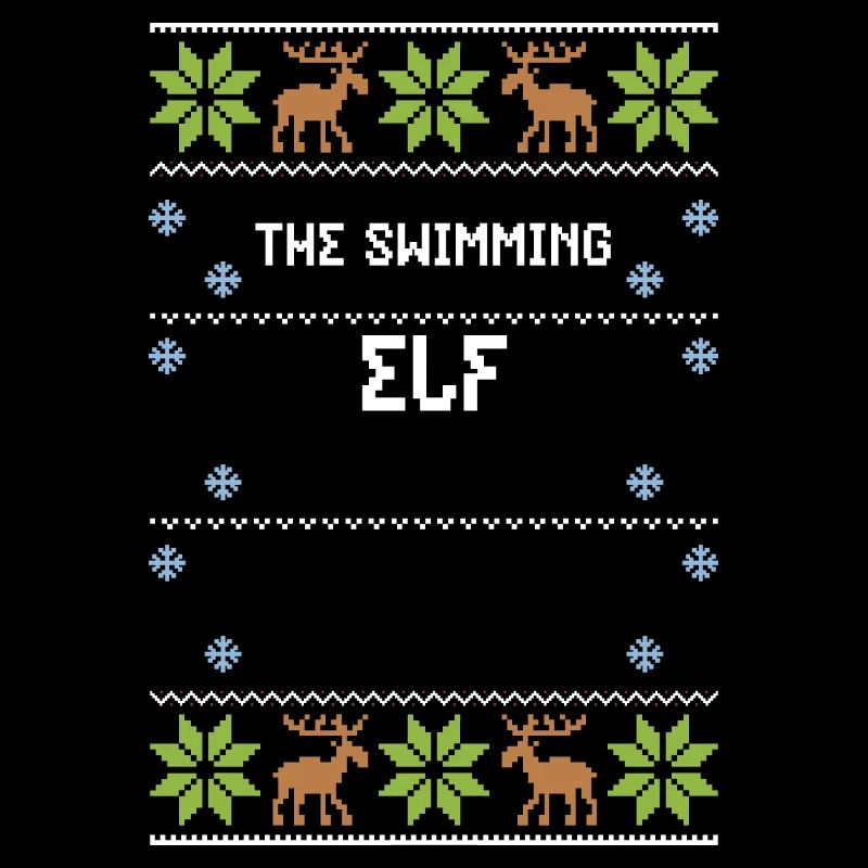 The Swimming Elf - Ugly Christmas