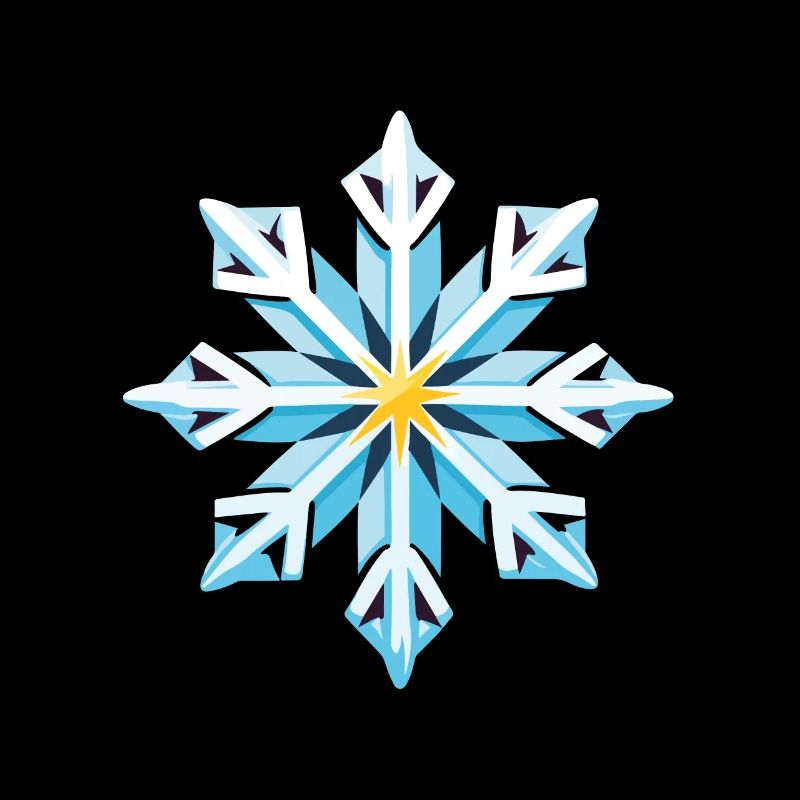 Flocon de neige d’hiver