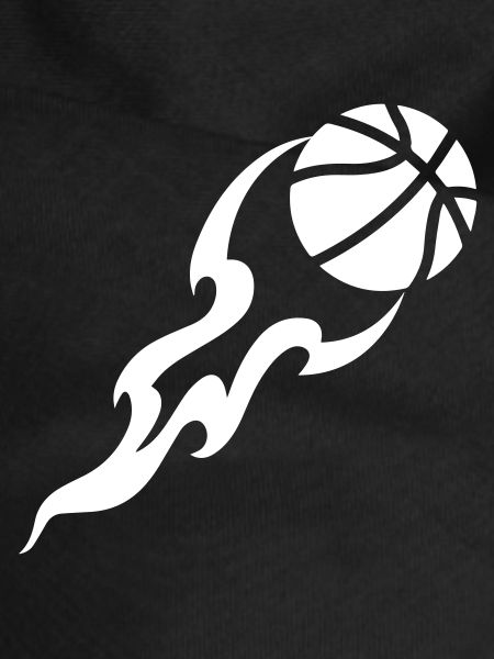 Basketball flame