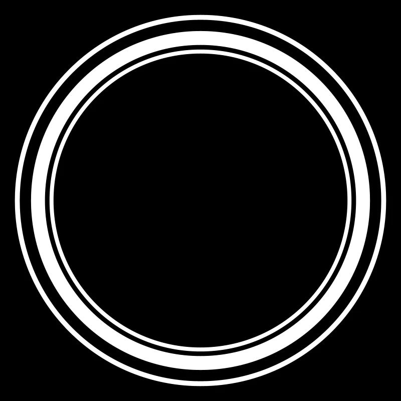 Circle empty symbol placeholder