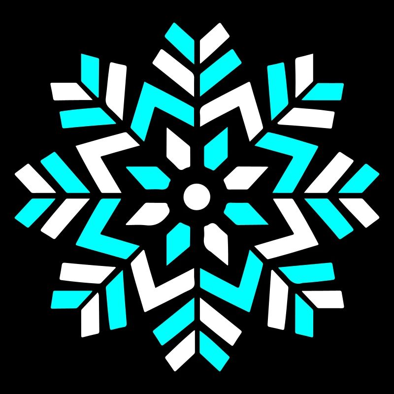 Icône d’hiver flocon de neige