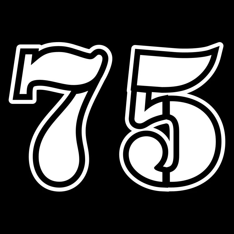 Symbole numérique 75