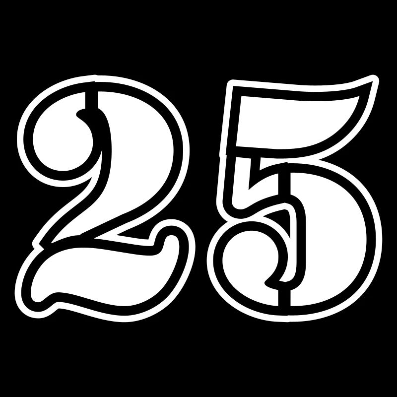 25 number symbol