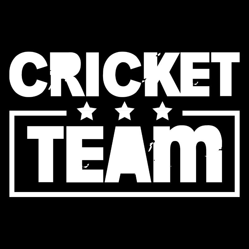 Équipe de cricket colorée