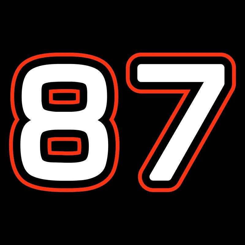 87 Number Symbol