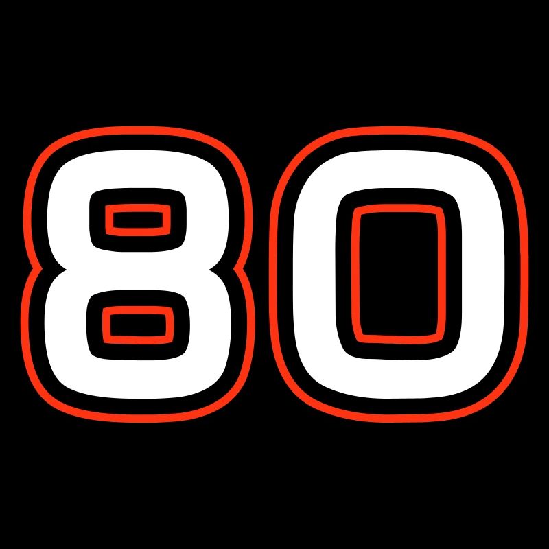 80 number symbol