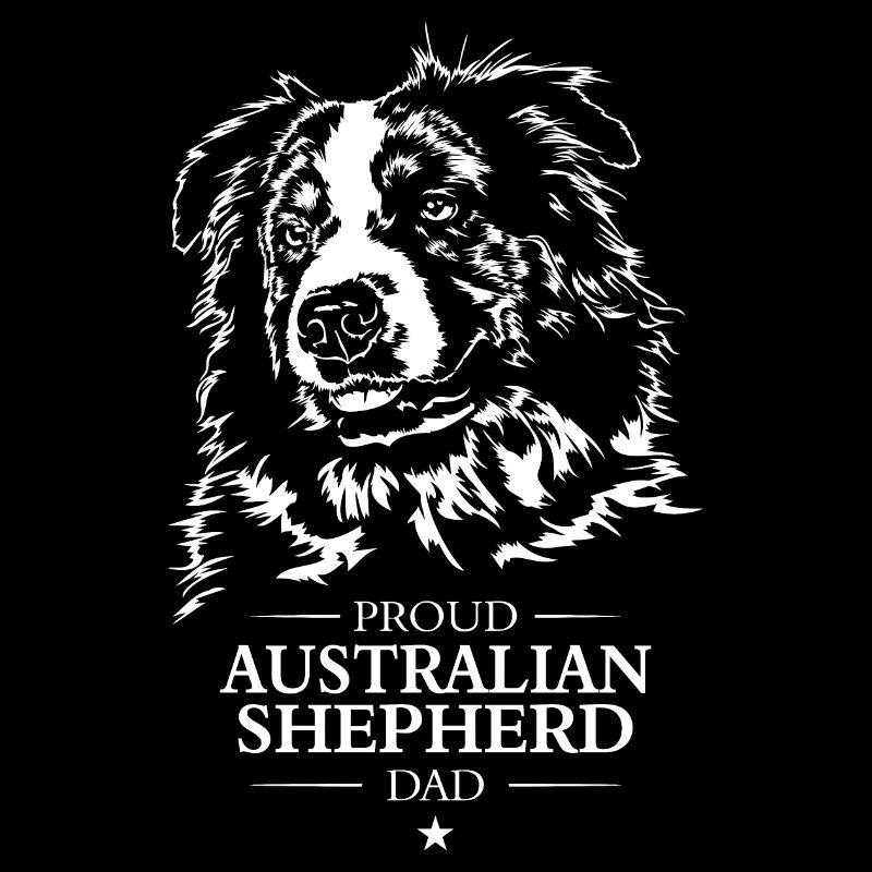 Australian Shepherd Dad Hunde Hund Wilsigns