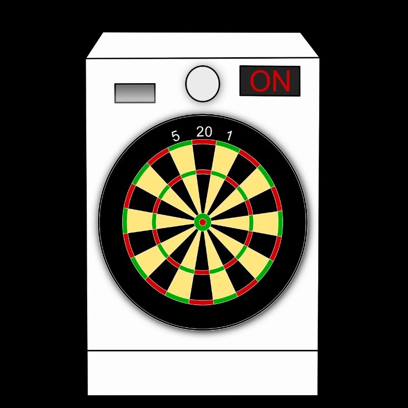 Machine à laver à fléchettes