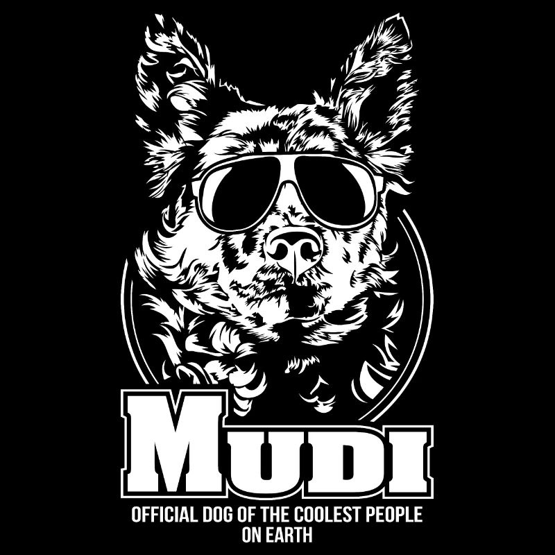MUDI coolest people Hunde Spruch Wilsigns