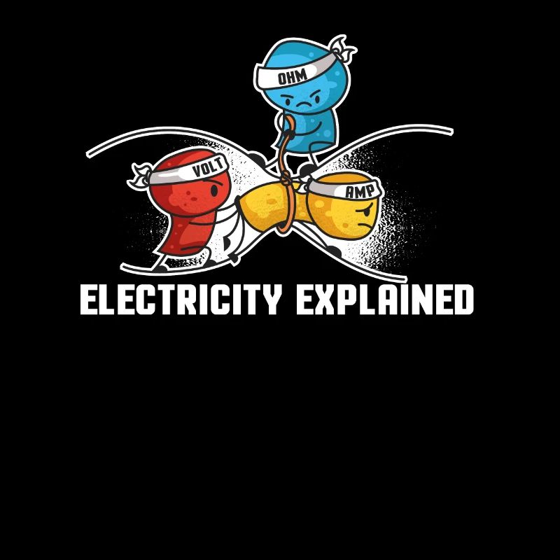 Electricity Explained Physik | Funny Lehrer Nerd