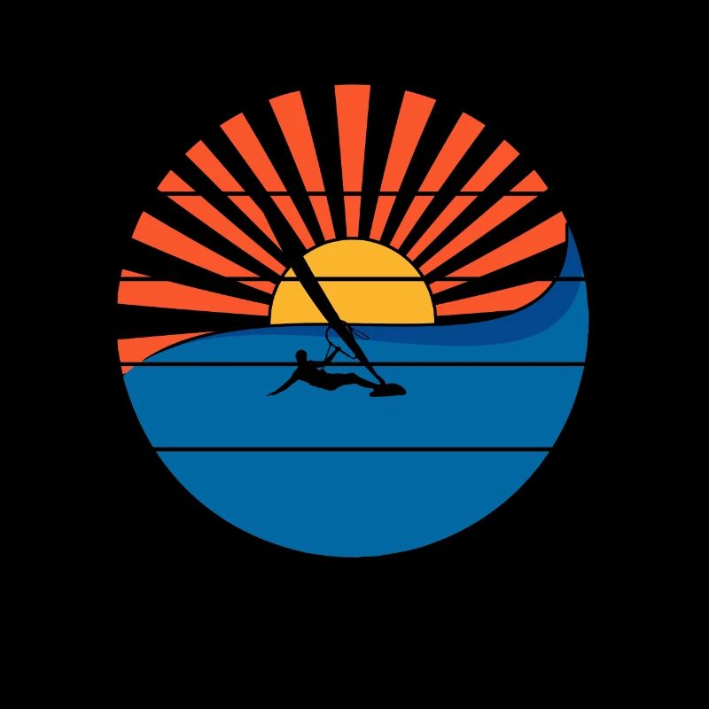 Windsurfer Sunset Windsurfing Windsurfen Geschenk