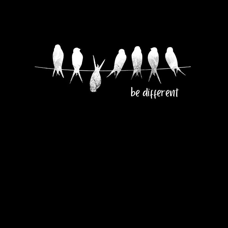 Be different Süße Schwalbe Fun Vogel Geschenk