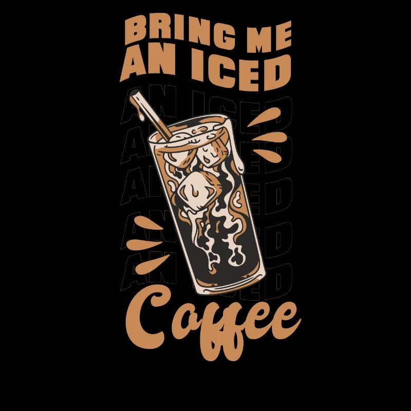 Bring Mir Ein Eiskaffee-Zitat-Geschenk-Eisgetränk