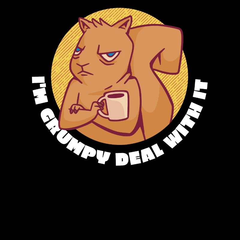 Ich Bin Zerknittert Damit Verärgertes Eichhörnchen