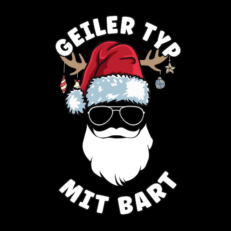 Geilertypmitbart Weihnachten Bartträger Bart