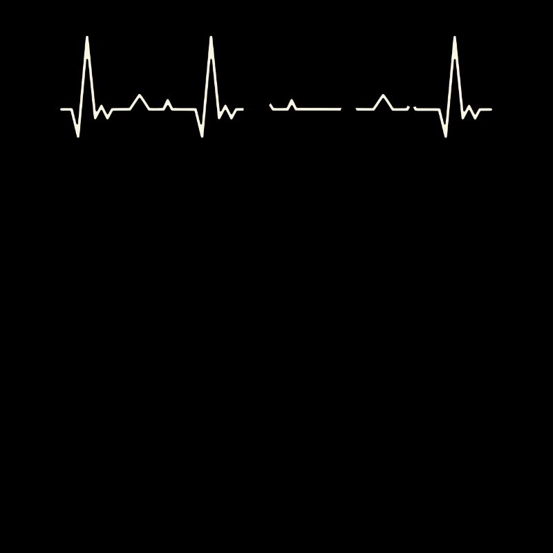 Bigotes de manillar. Corazón. Amor. Ekg.