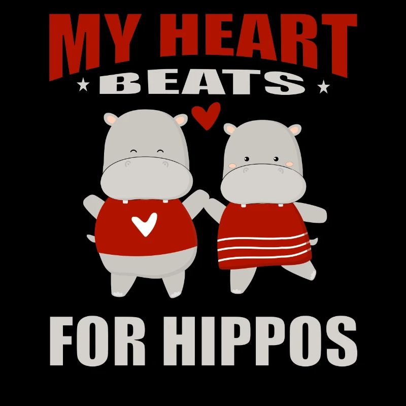 Mon cœur bat pour la citation d’Hippos