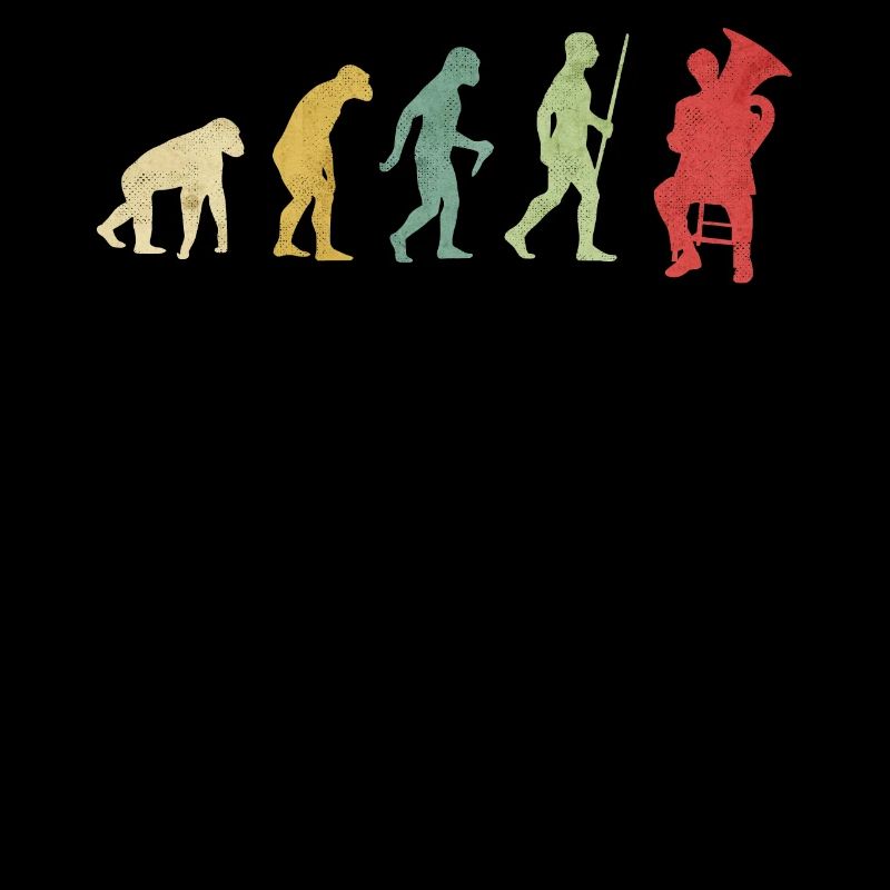 Tuba Playing Man Evolution