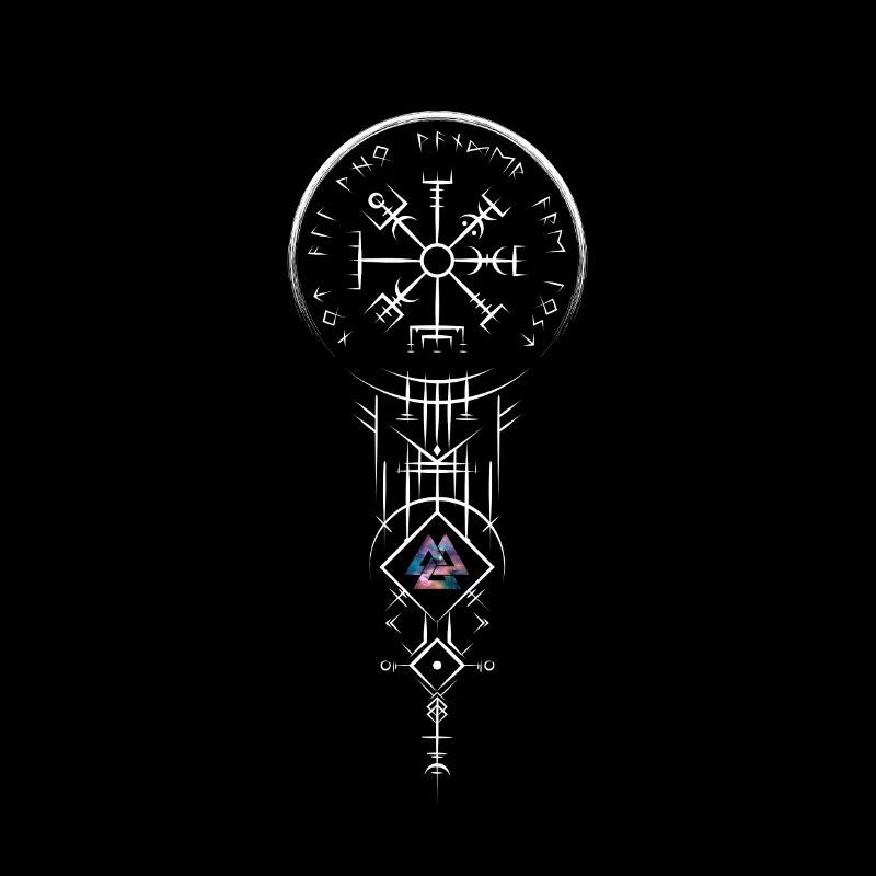 Celtic Vikinger Vegvisir compass Vikings