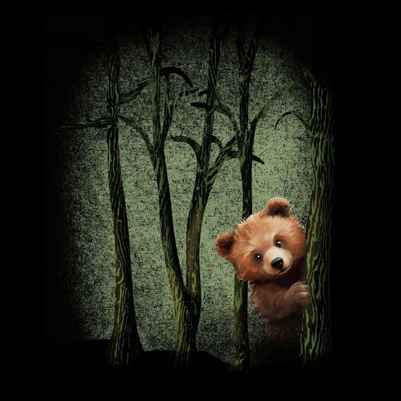 Forest animals Bear in the forest Experience nature Environmental protection
