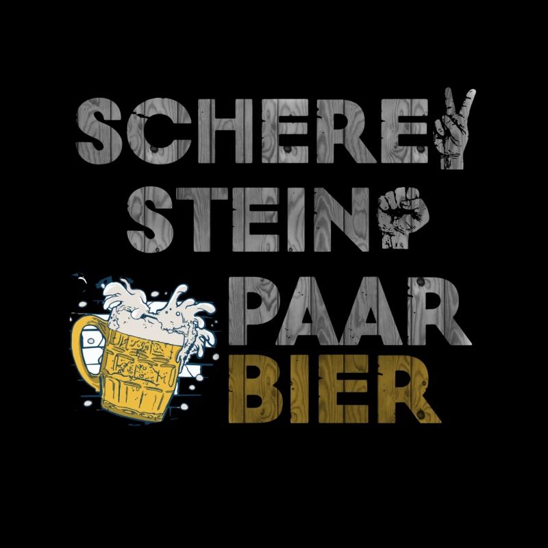 Schere, Stein, Paar, Bier - das perfekte Outfit