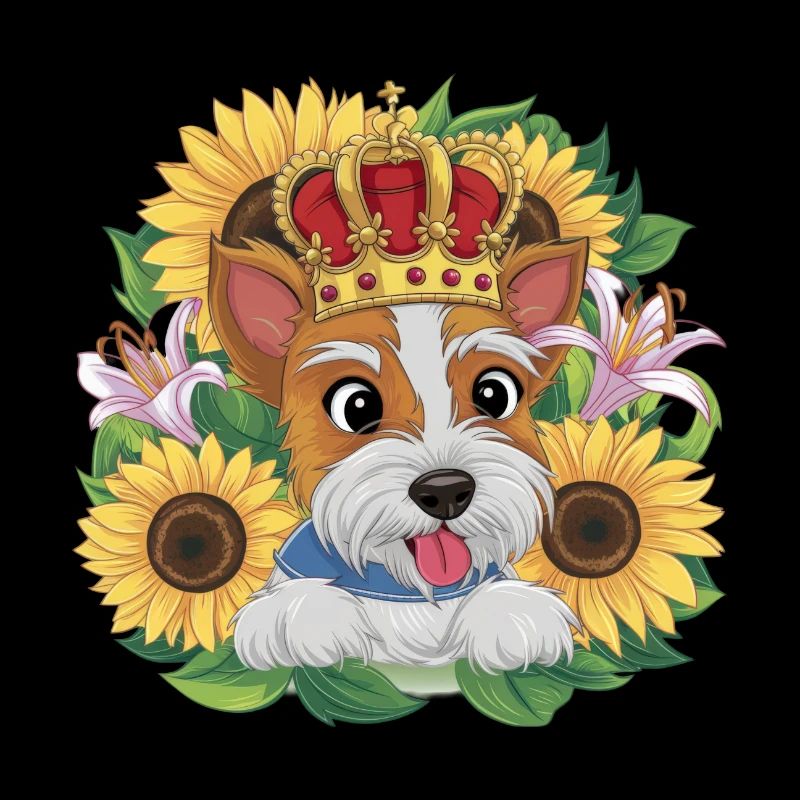 Conception de dessin animé mignon avec Norfolk Terrier