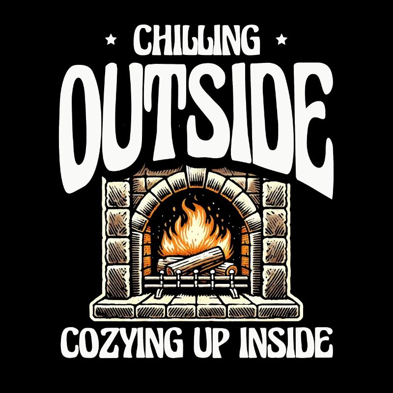 Chilling outside, cosy inside, wintry