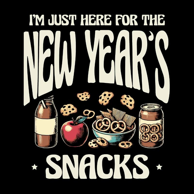 Ich bin nur wegen der Neujahrssnacks und Food hier