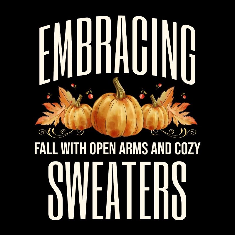 Hugging the fall with open arms cozy
