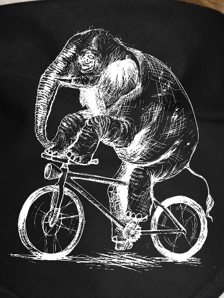 Elephant on Bicycle