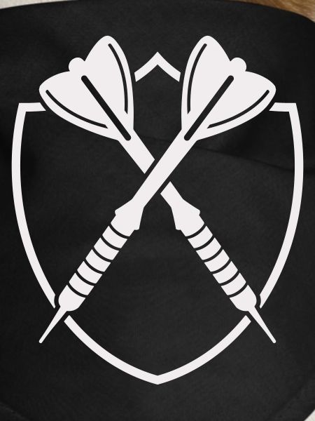 Darts Shield Cross – Precision Symbol