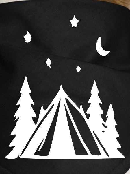 Night Forest Tent Camping