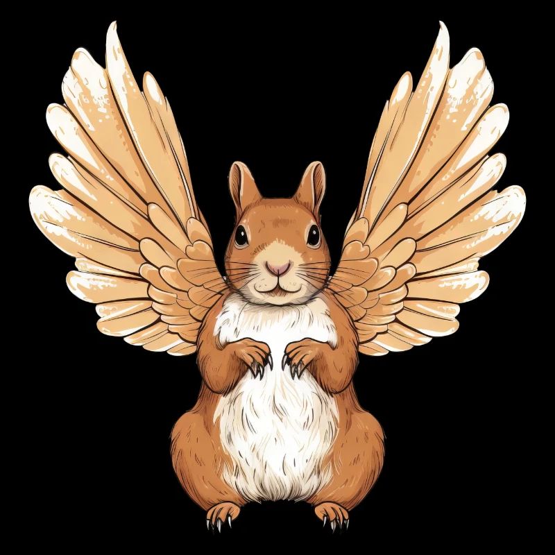 Süßes Hasen-Engel-Design